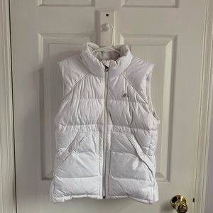 Adidas White Puffer Vest